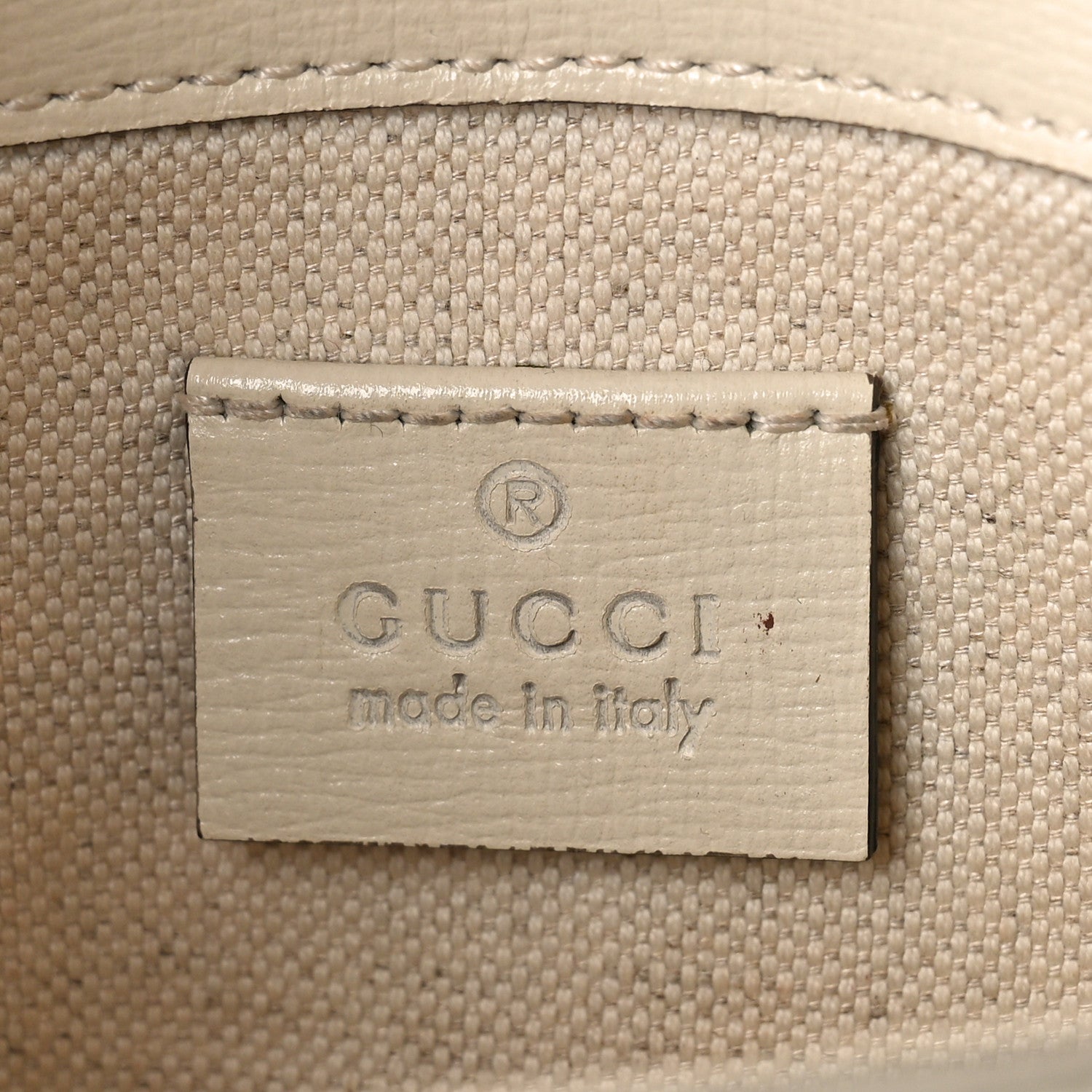 Gucci GG Supreme Monogram Web Mini Horsebit 1955 Shoulder Bag Beige Mystic White 6 of 10