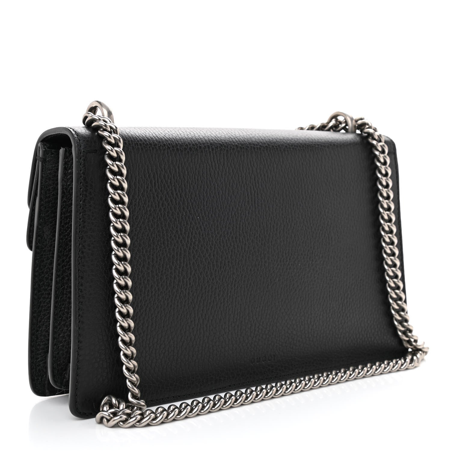 Gucci Pebbled Calfskin Small Dionysus Shoulder Bag Black 3 of 9