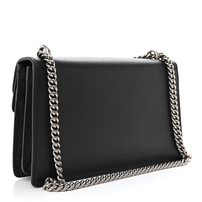 Gucci Pebbled Calfskin Small Dionysus Shoulder Bag Black 3 of 9