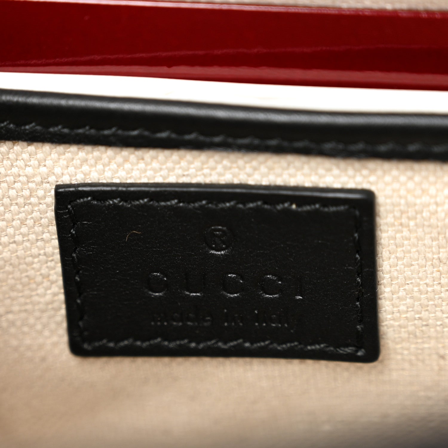 Gucci GG Supreme Monogram Horsebit 1955 Soft Small Shoulder Bag Beige Black 7 of 11
