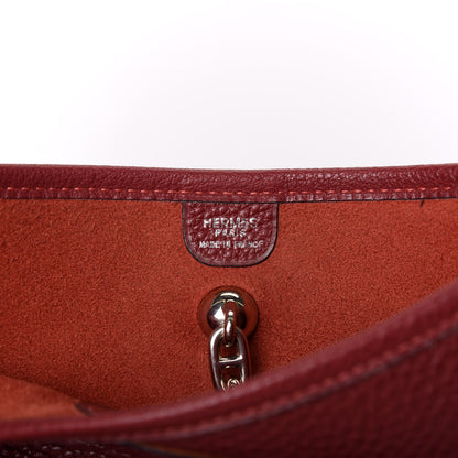 Hermes Togo Vespa PM Rouge H 6 of 8
