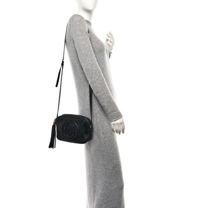 Gucci Pebbled Calfskin Small Soho Disco Bag Black 3 of 17