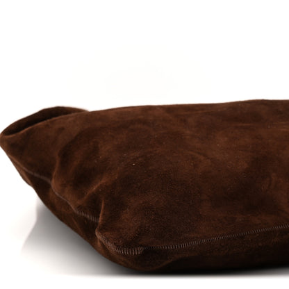 The Row Suede Small Bindle Bag Espresso 8 of 9