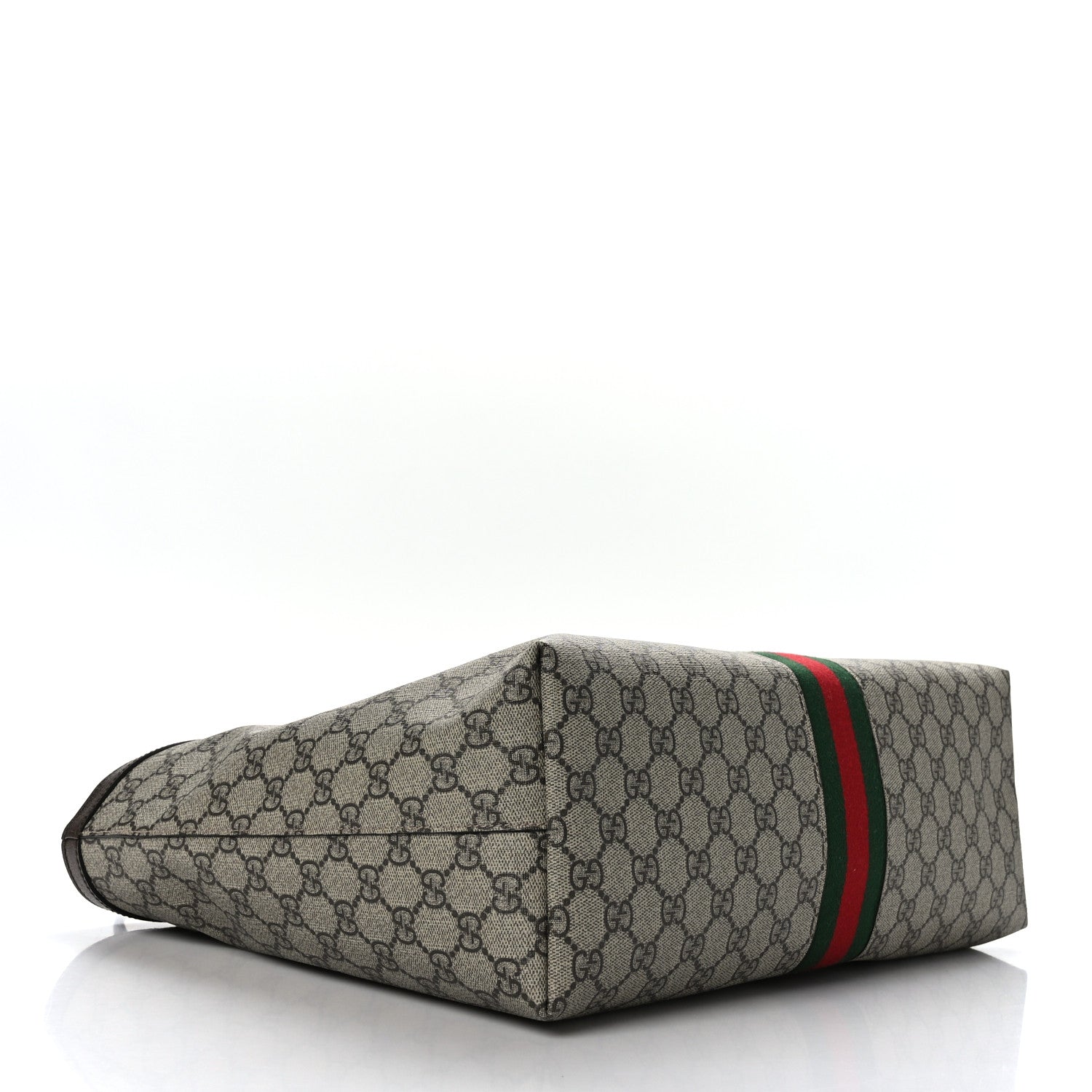 Gucci GG Supreme Monogram Medium Ophidia Shopping Tote Brown 4 of 9