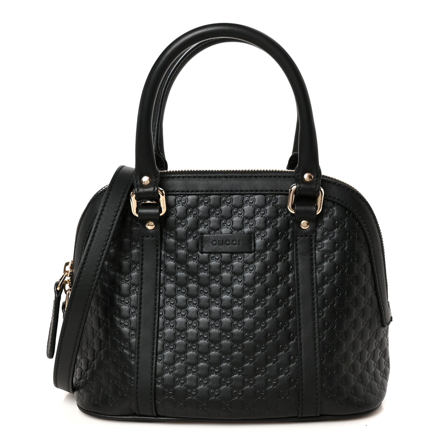 Microguccissima Mini Dome Bag Black
