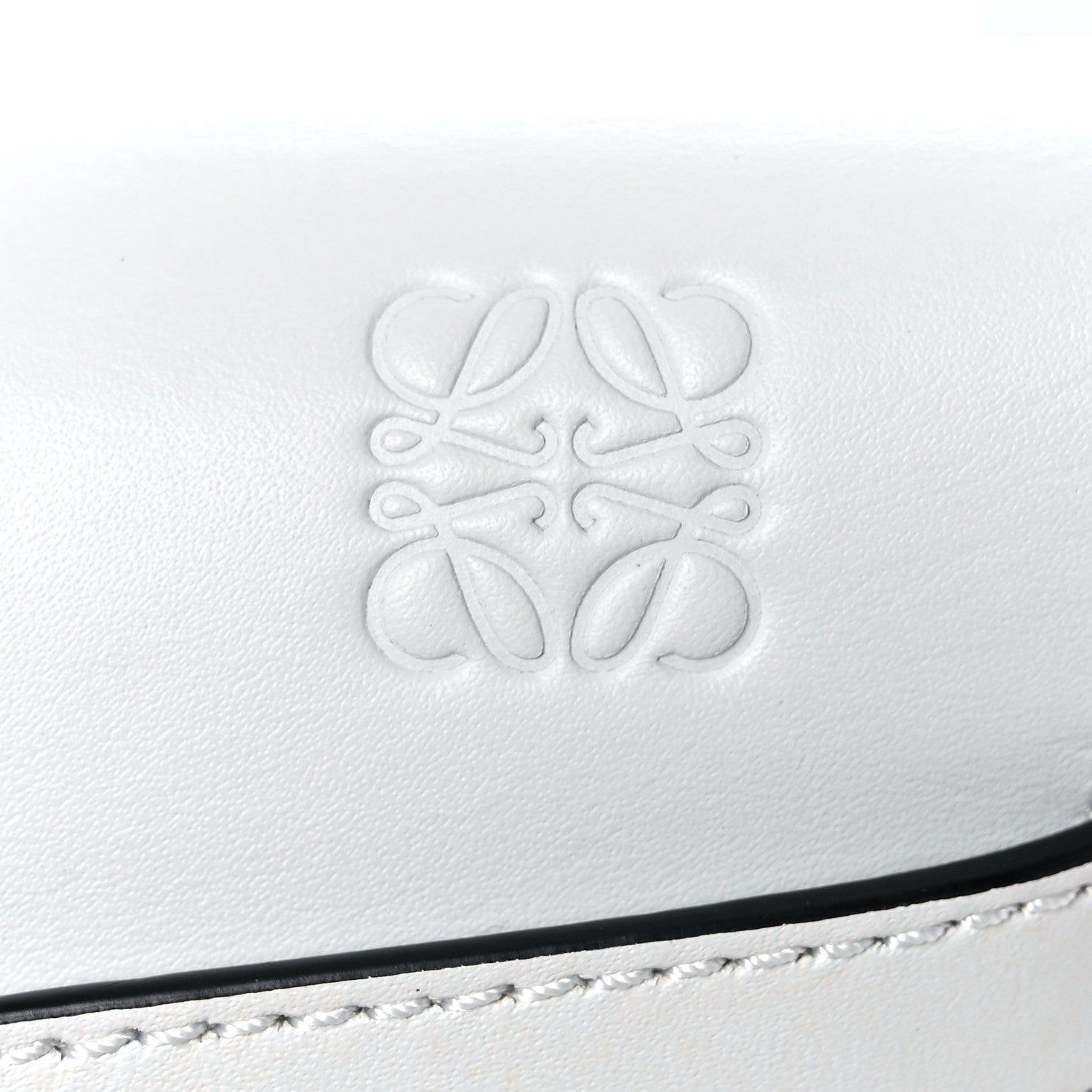 Loewe Calfskin Mini Gate Belt Bag White 9 of 9