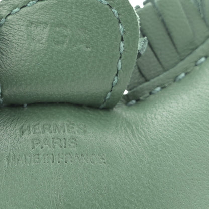 Hermes Milo Lambskin Grigri Rodeo Horse Bag Charm PM Vert Cypress 4 of 4