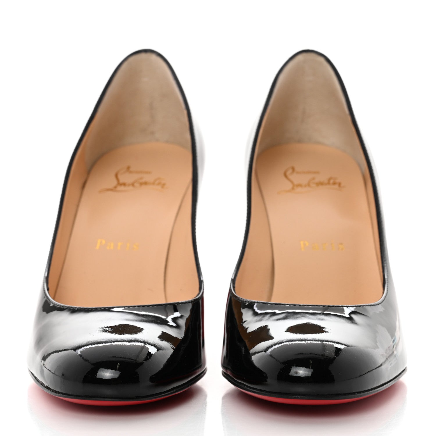 Christian Louboutin Patent Lady Gena 85 Pumps 36 Black 2 of 7