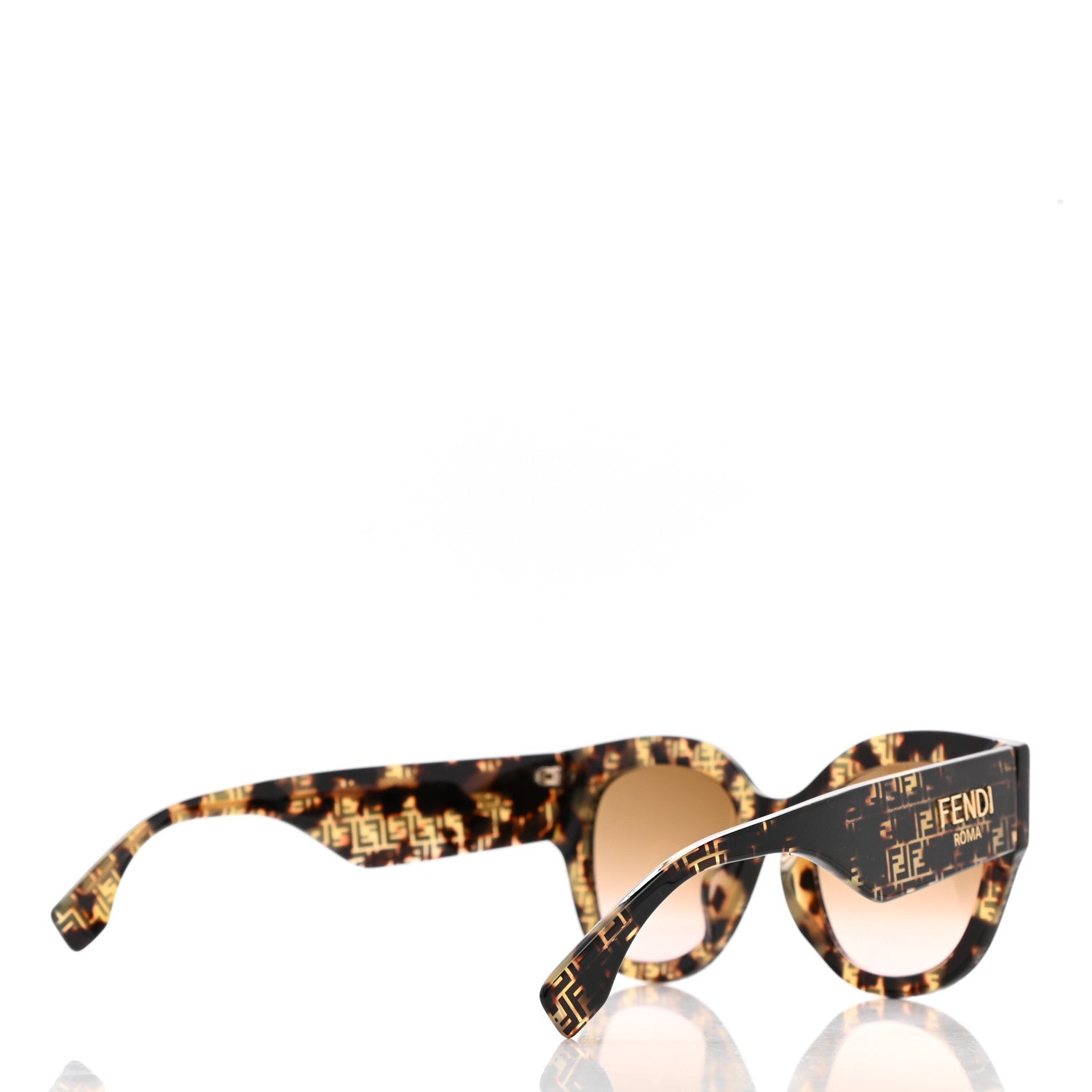Fendi Acetate FF Sunglasses FF 0452/F/S Tortoise 4 of 7