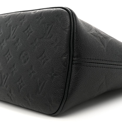 Louis Vuitton Empreinte Monogram Giant Neverfull MM Black 11 of 12