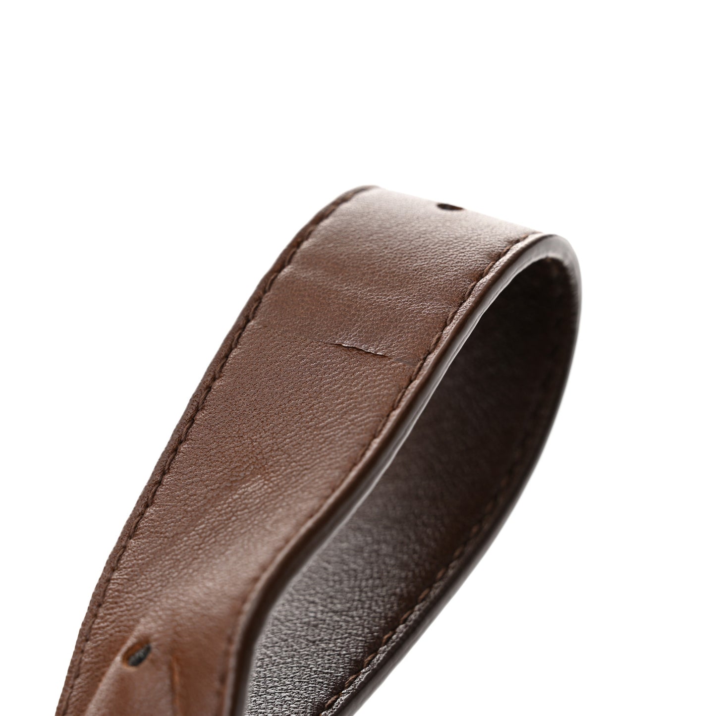 Nappa Intreccio Padded Top Handle Shoulder Bag Brownie