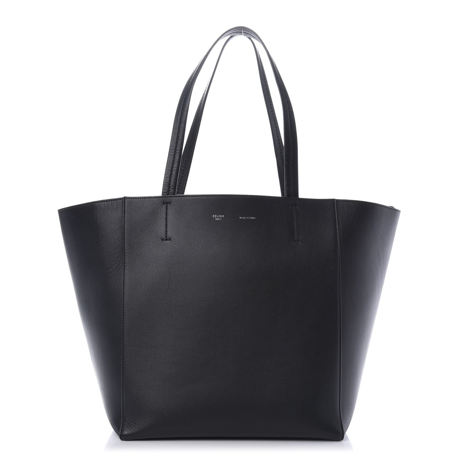 Celine Smooth Calfskin Small Horizontal Cabas Phantom Black 1 of 10