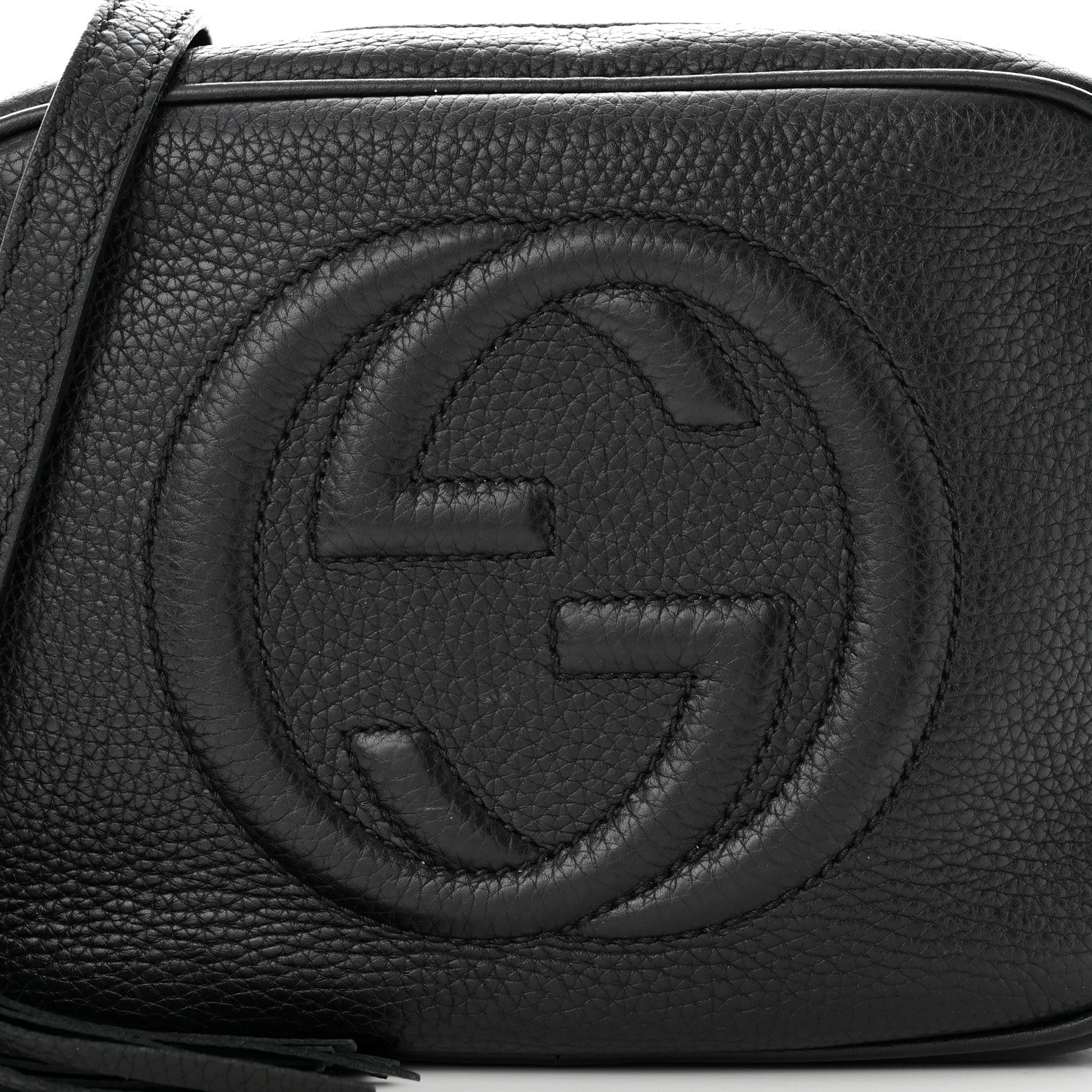 Gucci Pebbled Calfskin Small Soho Disco Bag Black 8 of 10