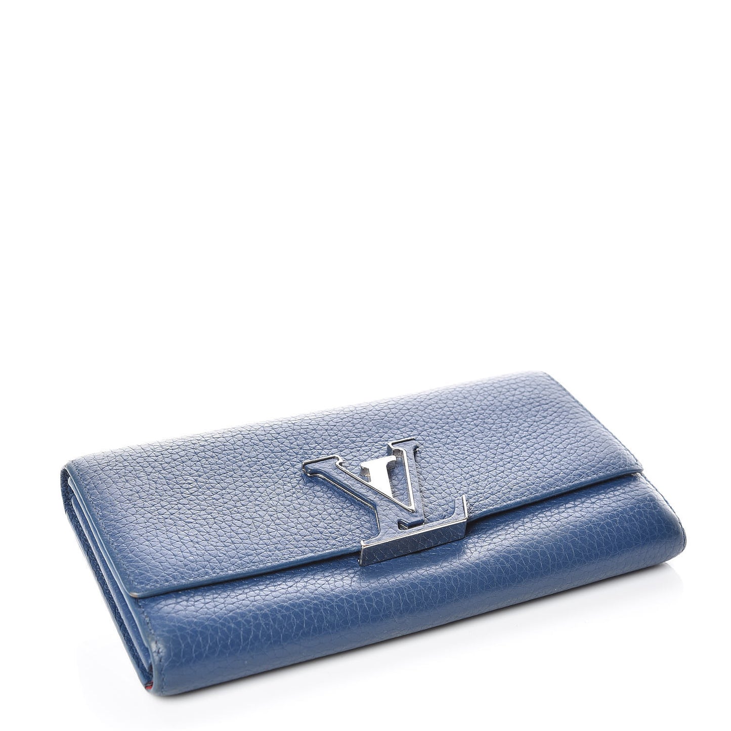 Taurillon Capucines Wallet Blue