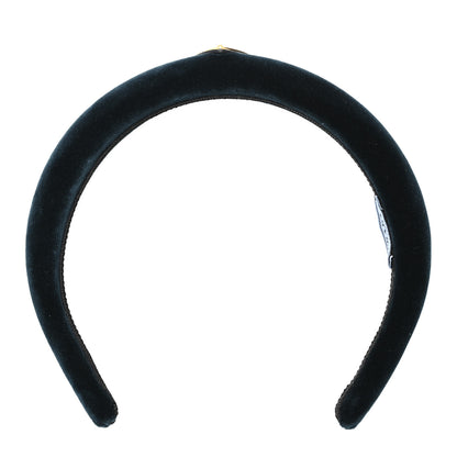Prada Velvet Headband Petrolio 1 of 6