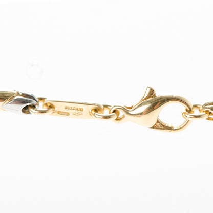Bulgari 18K Yellow White Gold Passo Doppio Necklace 3 of 4
