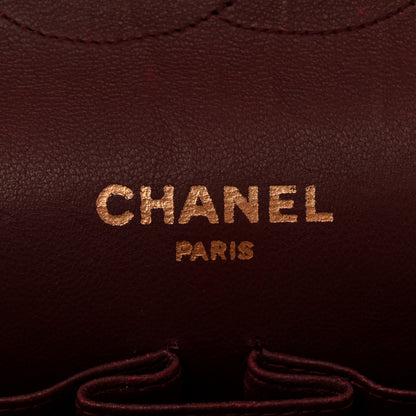 Chanel Lambskin Quilted Medium Double Flap Bijoux Chain Black 6 of 12