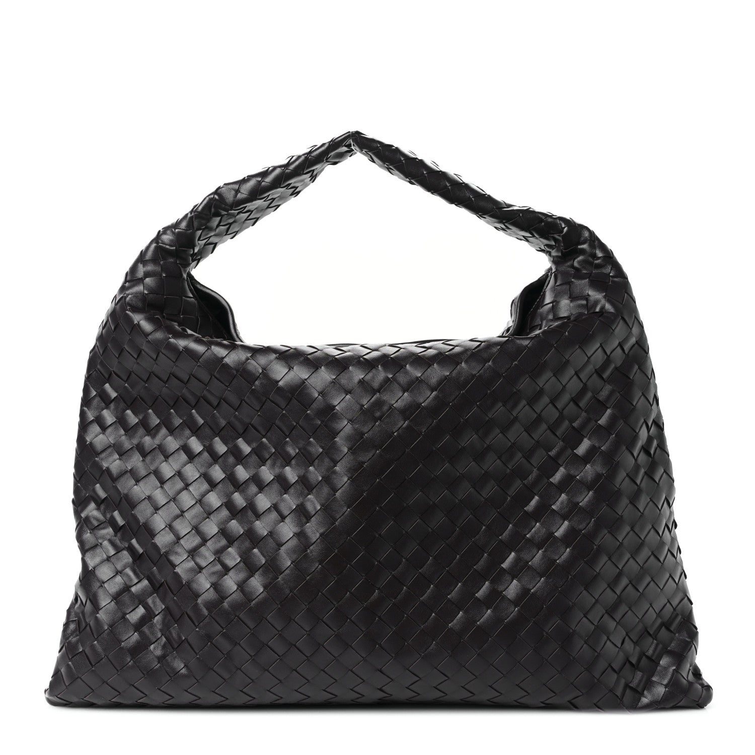 Bottega Veneta Calfskin Intrecciato Large Hop Ebano 1 of 8