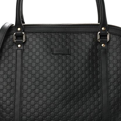Gucci Soft Microguccissima Dome Satchel Black 8 of 10