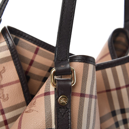 Burberry Haymarket Check Large Canterbury Tote Chocolate 15 of 22