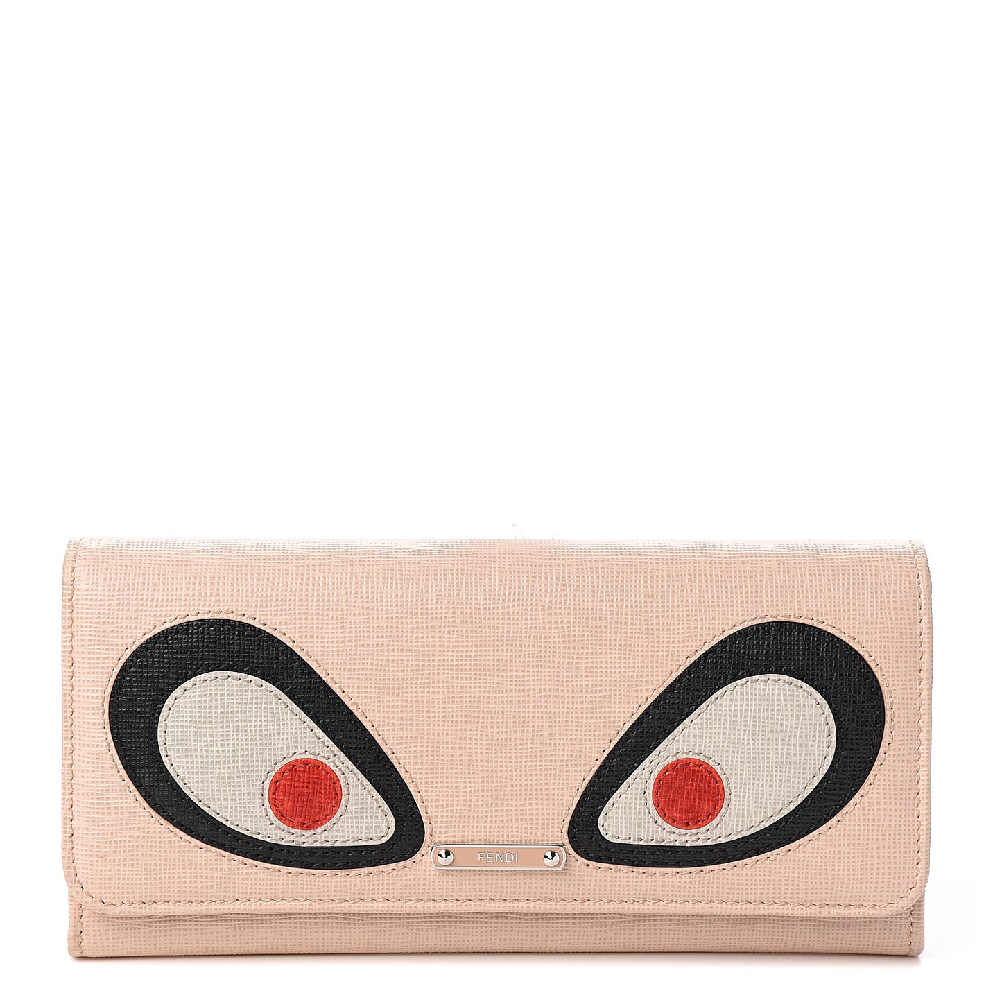 Vitello Elite Monster Continental Wallet Rosa Plaster