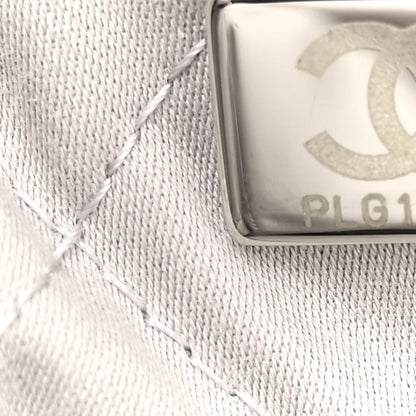 Chanel Shiny Calfskin Quilted Chanel 22 Light Grey 9 of 14