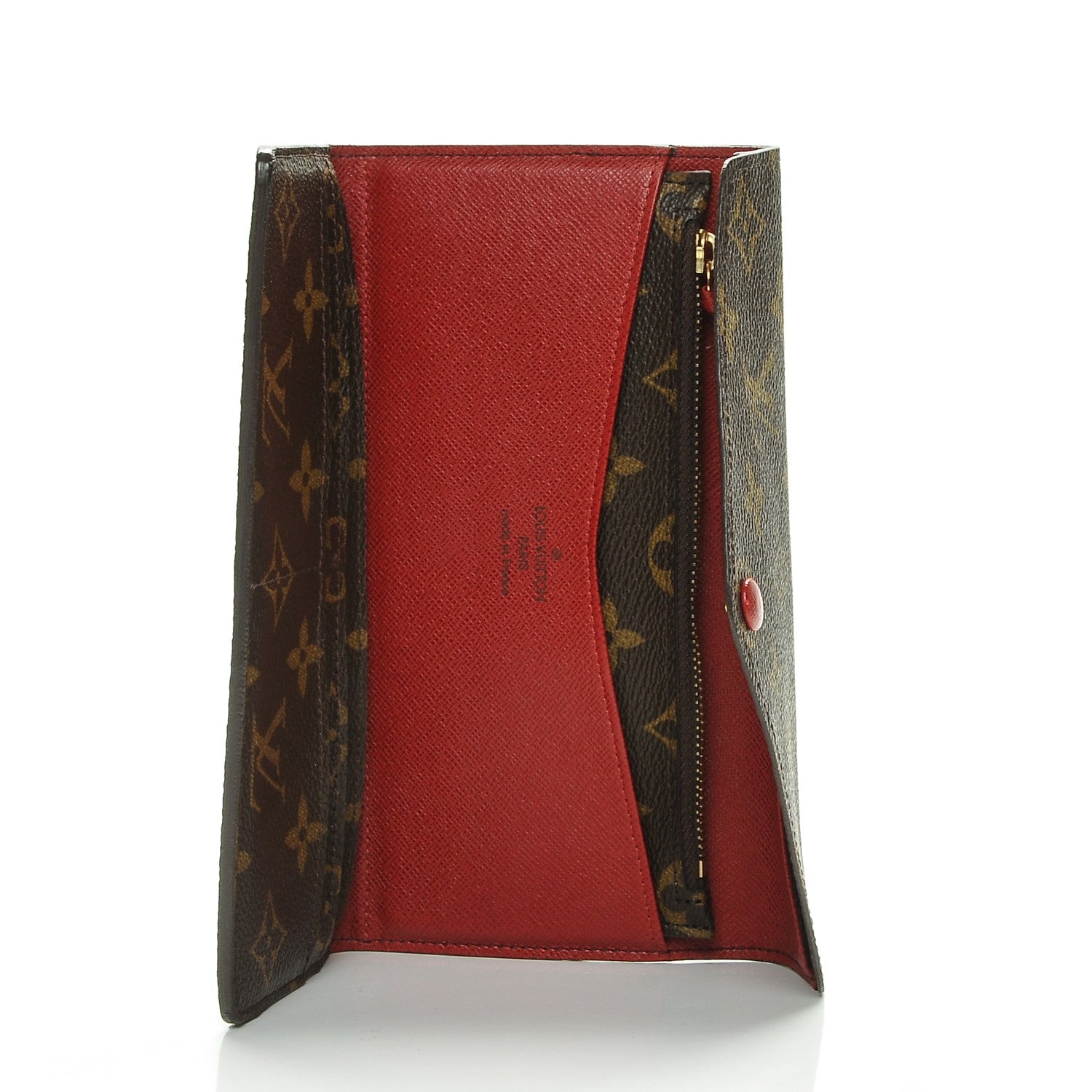Louis Vuitton Monogram Josephine Wallet Red 6 of 8