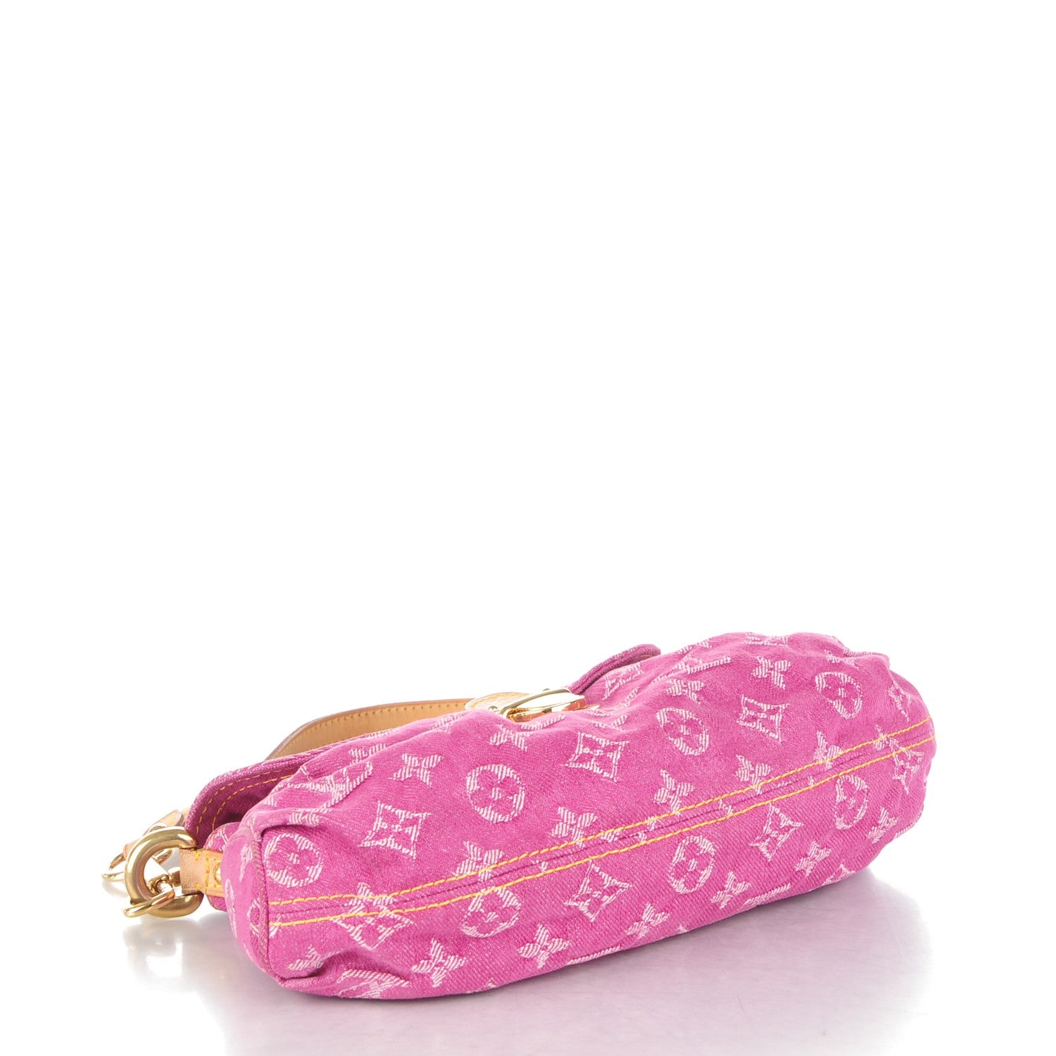 Louis Vuitton Monogram Denim Mini Pleaty Fuchsia 4 of 7