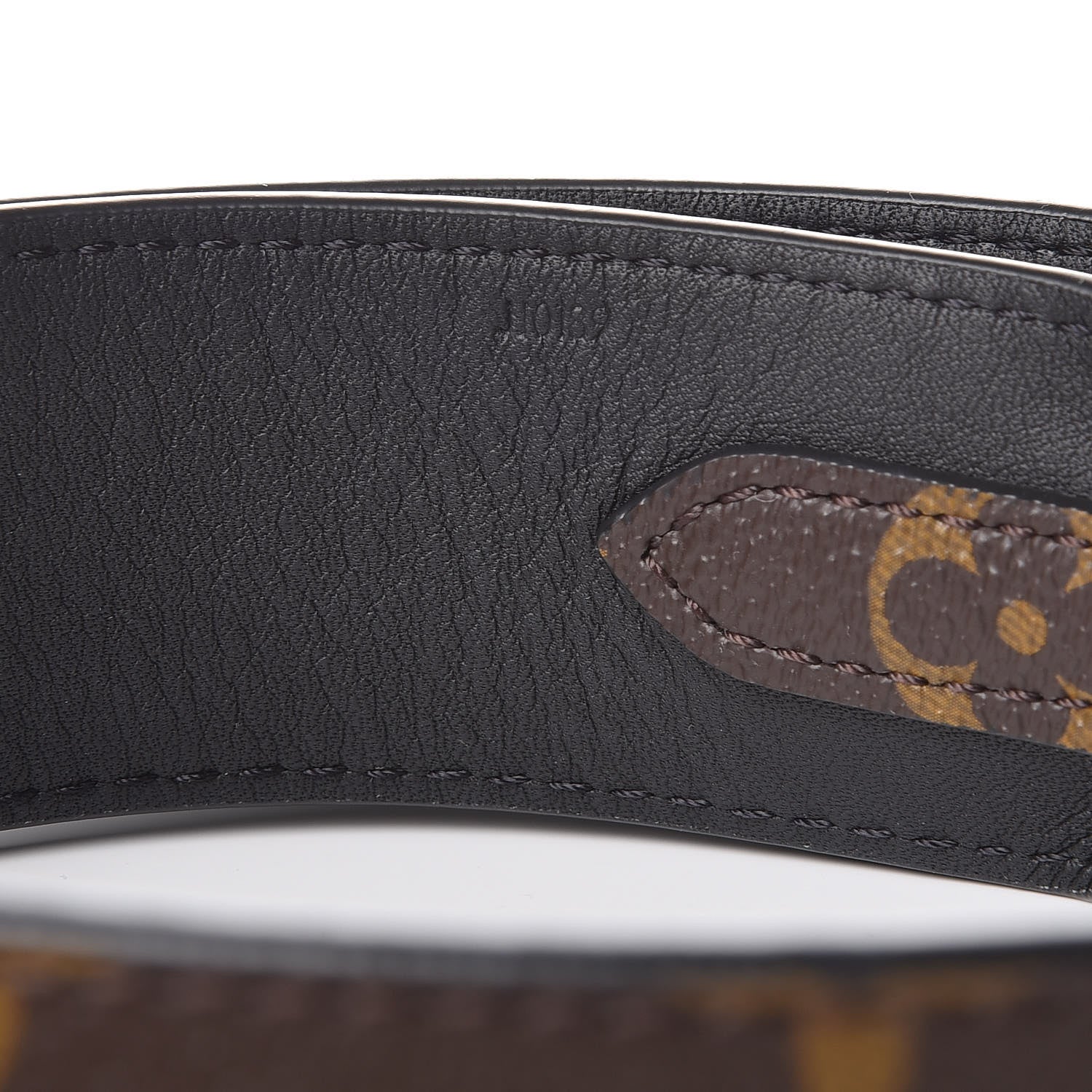 Louis Vuitton Monogram Bandouliere Shoulder Strap Black 3 of 6