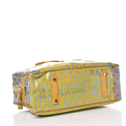 Louis Vuitton Monogram Pulp Defile Weekender GM Yellow 4 of 18