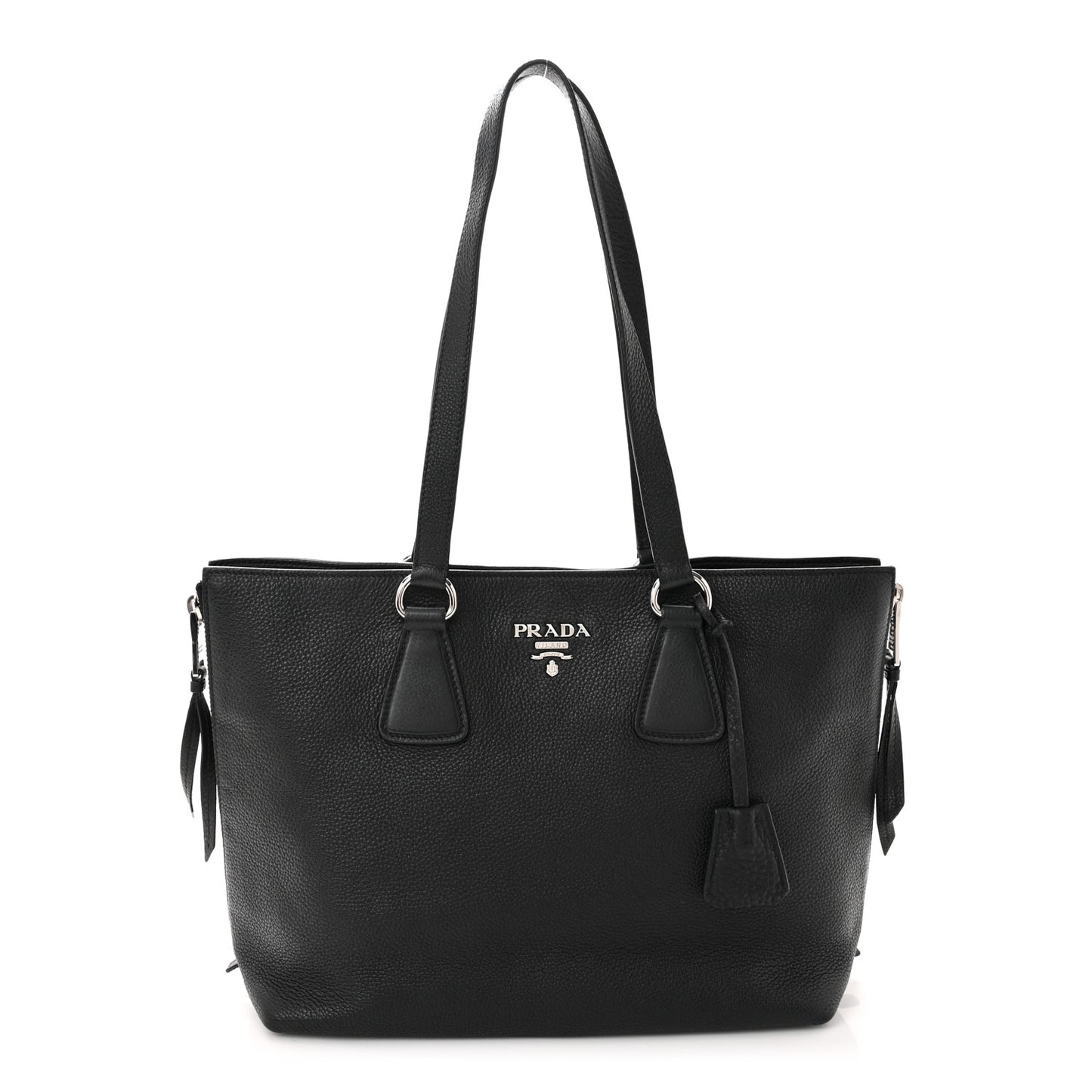 Vitello Daino Tote Black