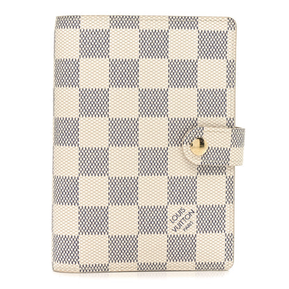 Louis Vuitton Damier Azur Small Ring Agenda Cover 1 of 7