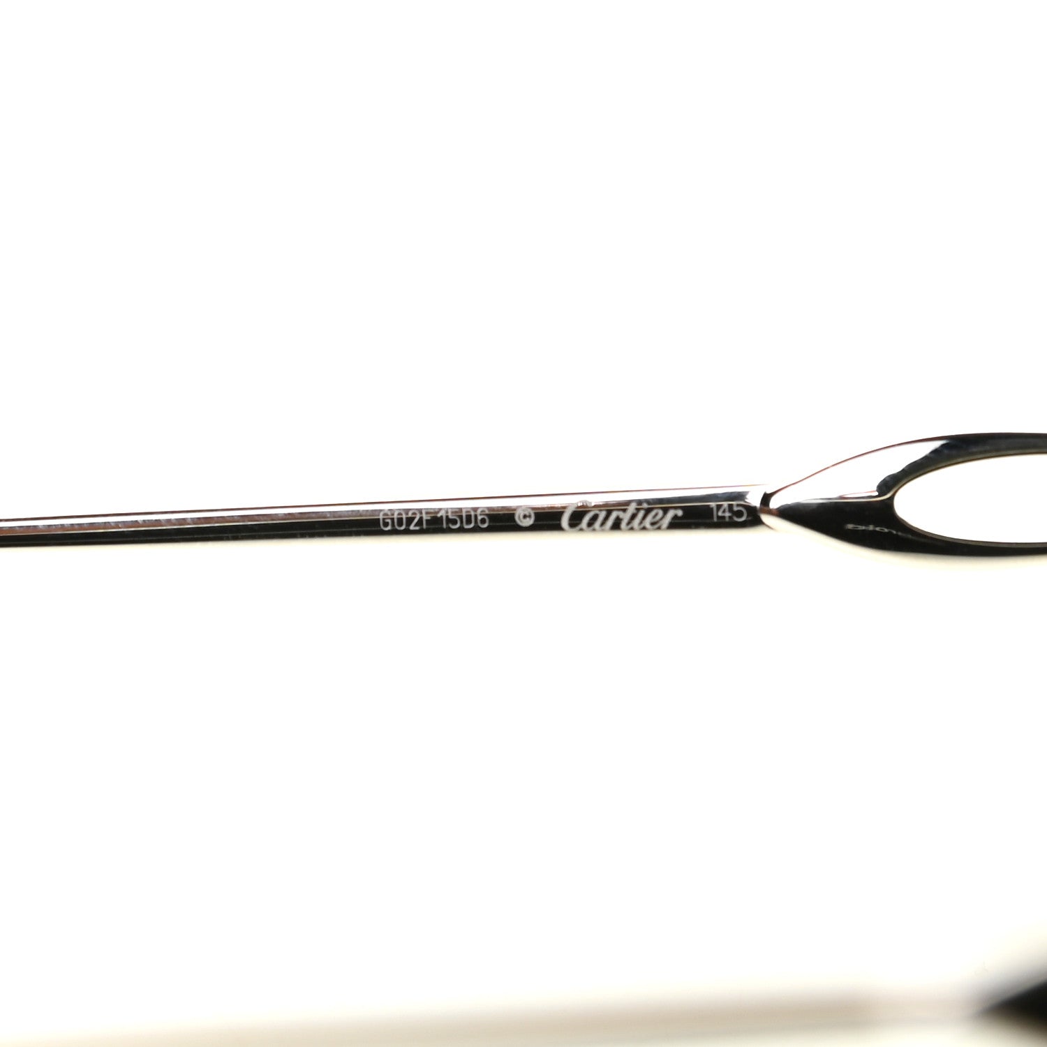 Cartier Metal Pilot Sunglasses Silver Blue 5 of 6