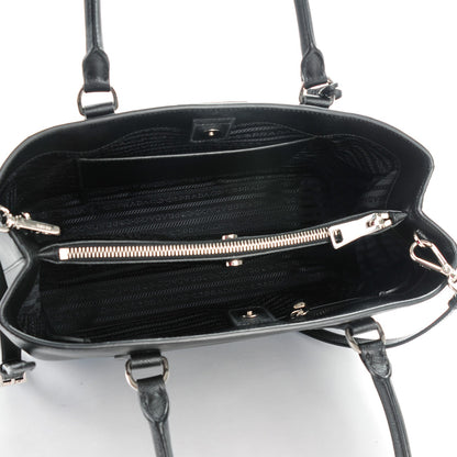 Prada Saffiano Lux Medium Tote Nero Black 5 of 7