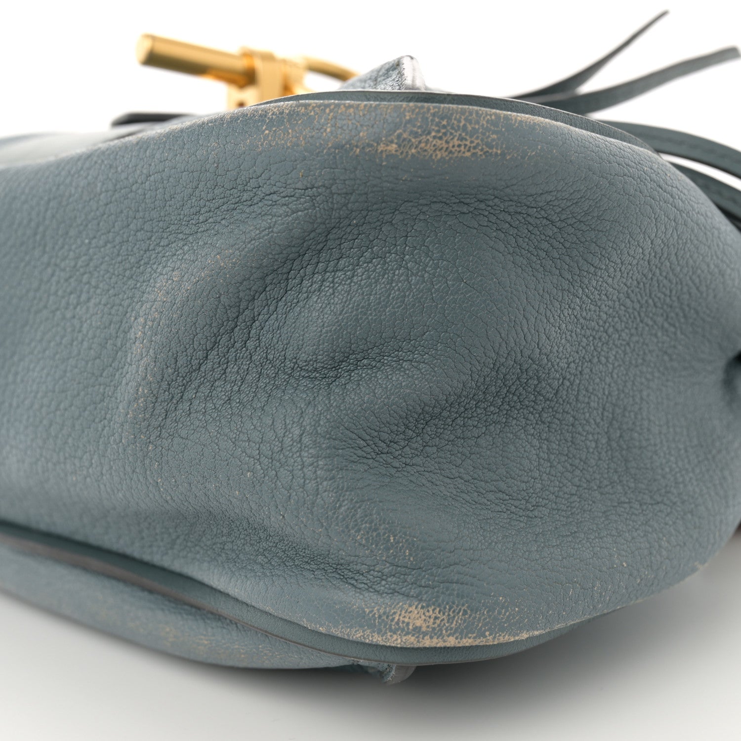 Chloe Grained Lambskin Calfskin Small Lexa Shoulder Bag Cloudy Blue 10 of 14