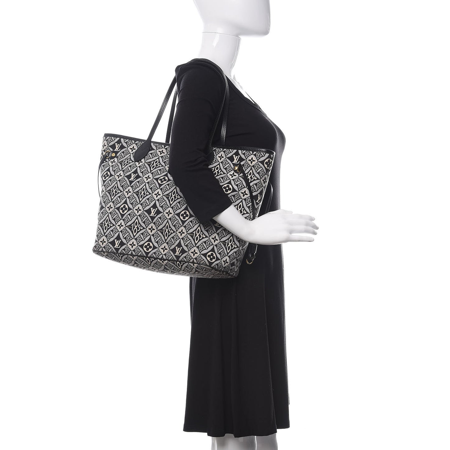 Jacquard Since 1854 Neverfull MM Grey