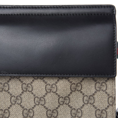 Gucci GG Supreme Monogram Web Belt Bag Black 8 of 8