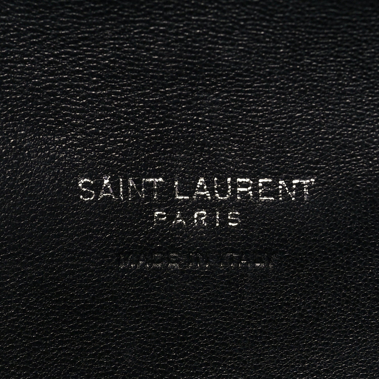 Saint Laurent Lambskin Monogram Loulou Puffer Pouch Clutch Black 5 of 6