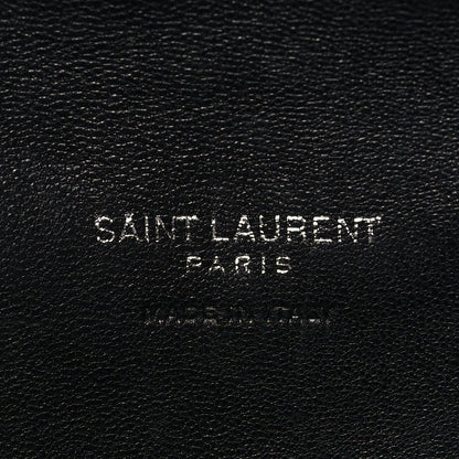 Saint Laurent Lambskin Monogram Loulou Puffer Pouch Clutch Black 5 of 6