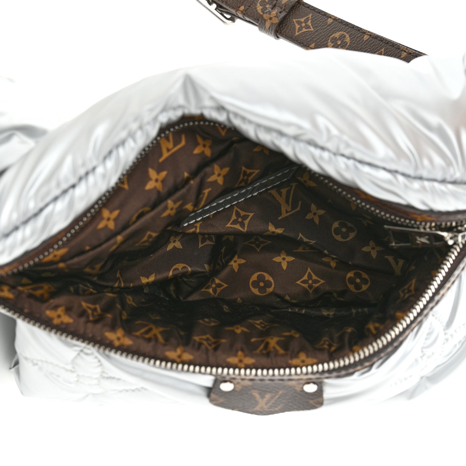 Louis Vuitton Econyl Monogram Pillow Bumbag Silver 5 of 9