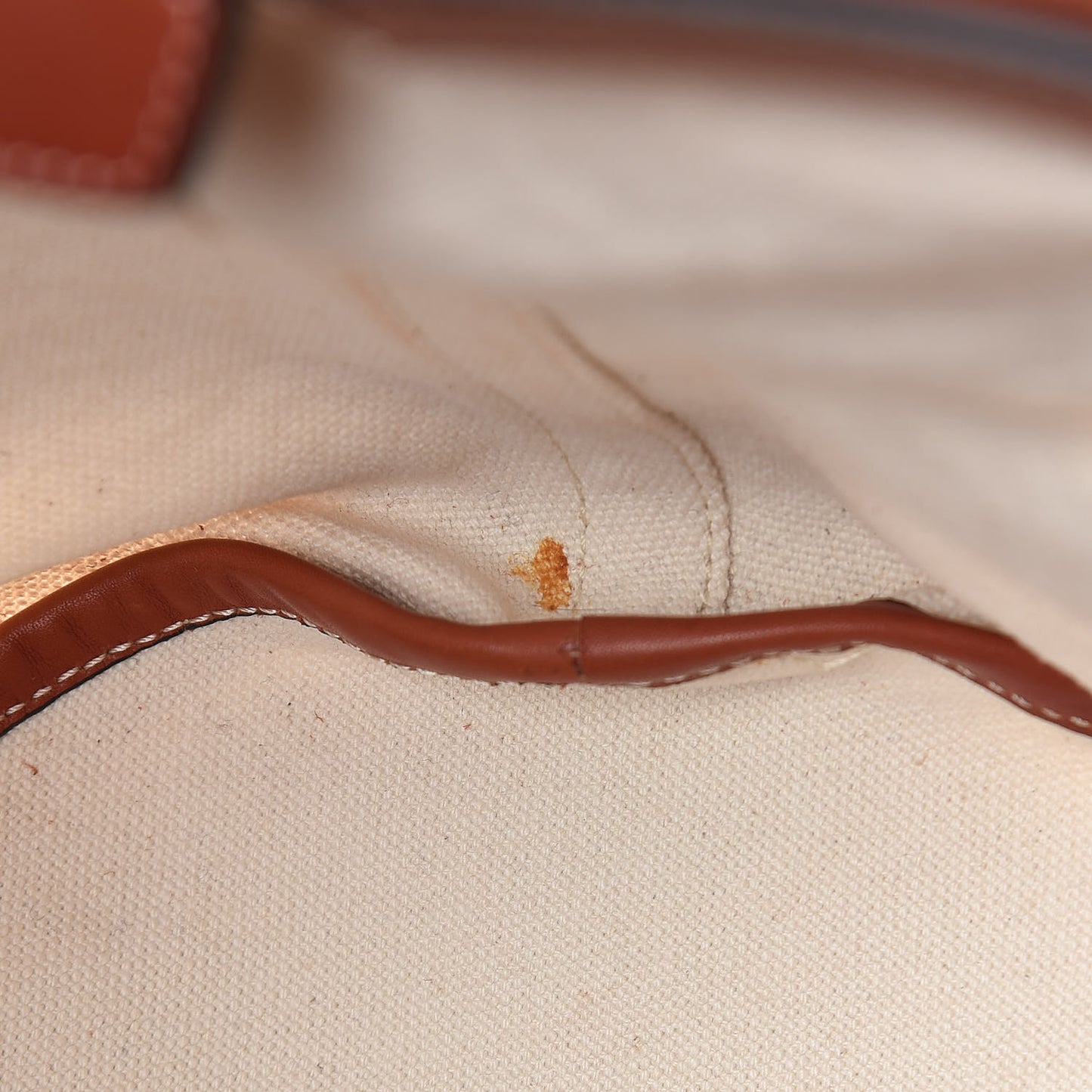 Natural Calfskin Large Holdall Shoulder Bag Brick