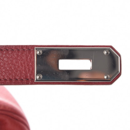 Hermes Taurillon Clemence JPG Shoulder Birkin II 42 Rouge Vif 22 of 34