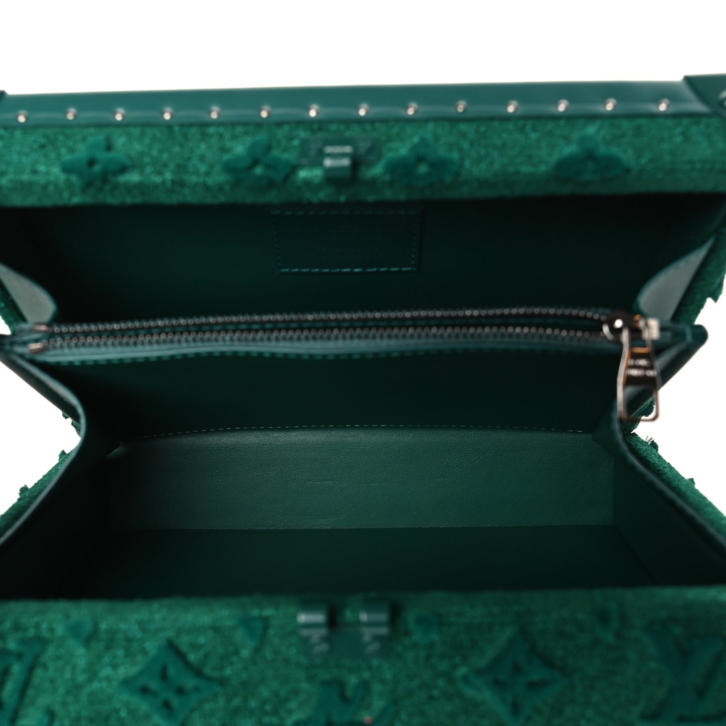 Monogram Tuffetage Clutch Box Green