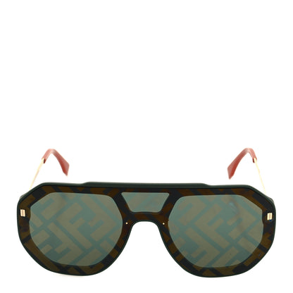 Fendi Acetate FF Evolution Aviator Sunglasses FE40006U Havana 2 of 7