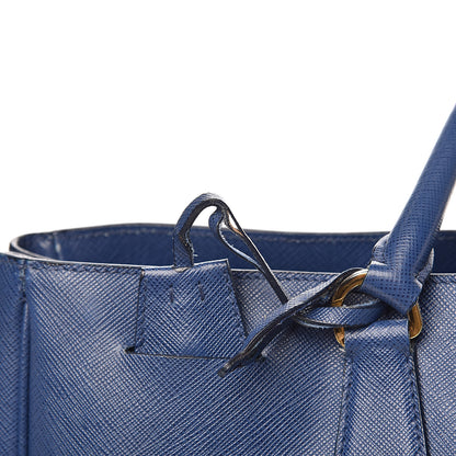 Prada Saffiano Lux Large Tote Bluette 13 of 20