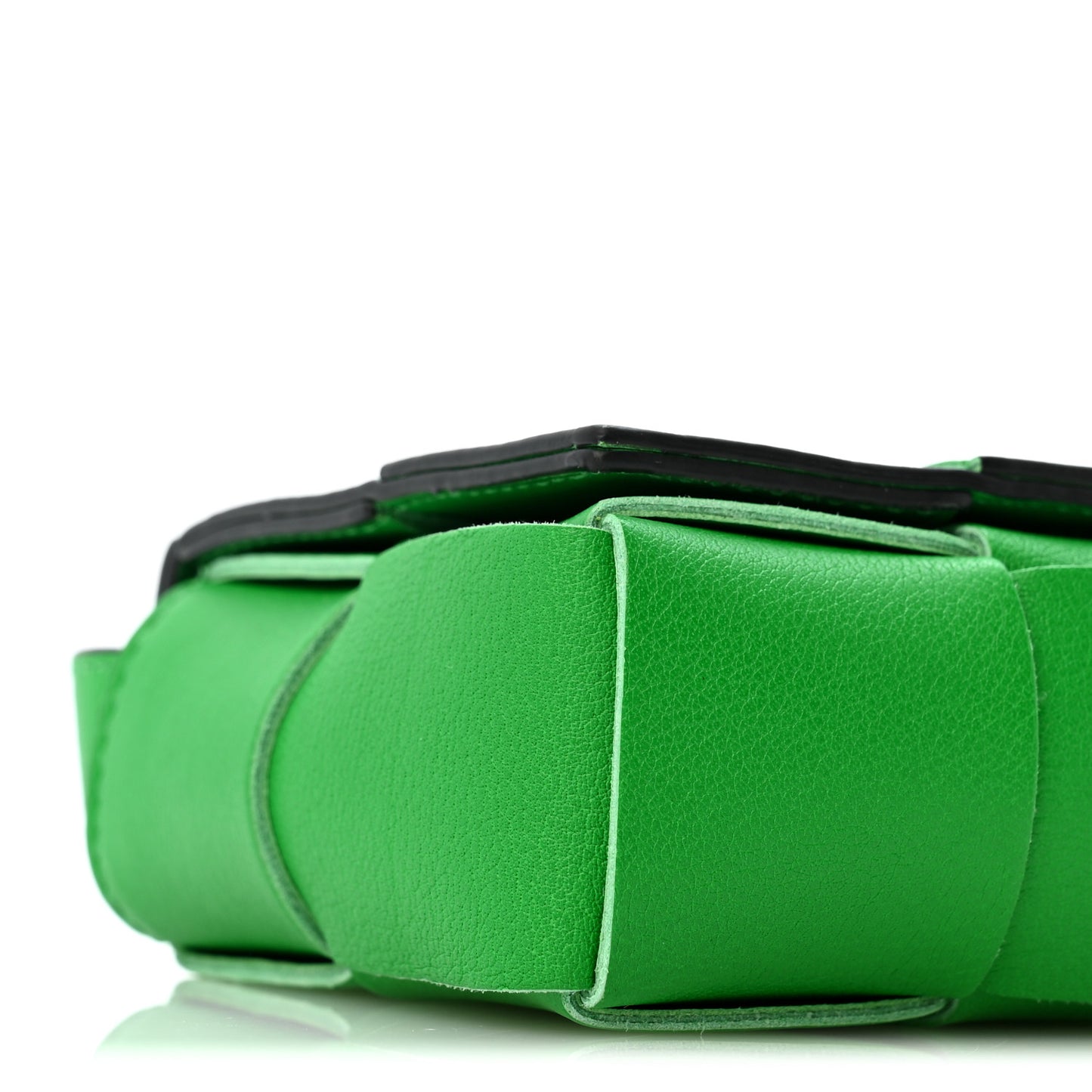 Lambskin Maxi Intrecciato Extra Mini Cassette Crossbody Bag Parakeet