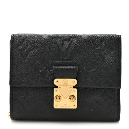 Louis Vuitton Empreinte Metis Compact Wallet Black 1 of 12