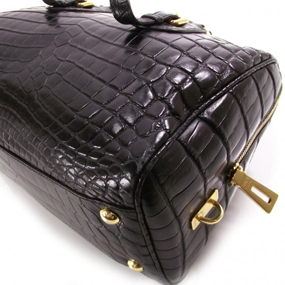 Gold Plated Crocodile Bowler