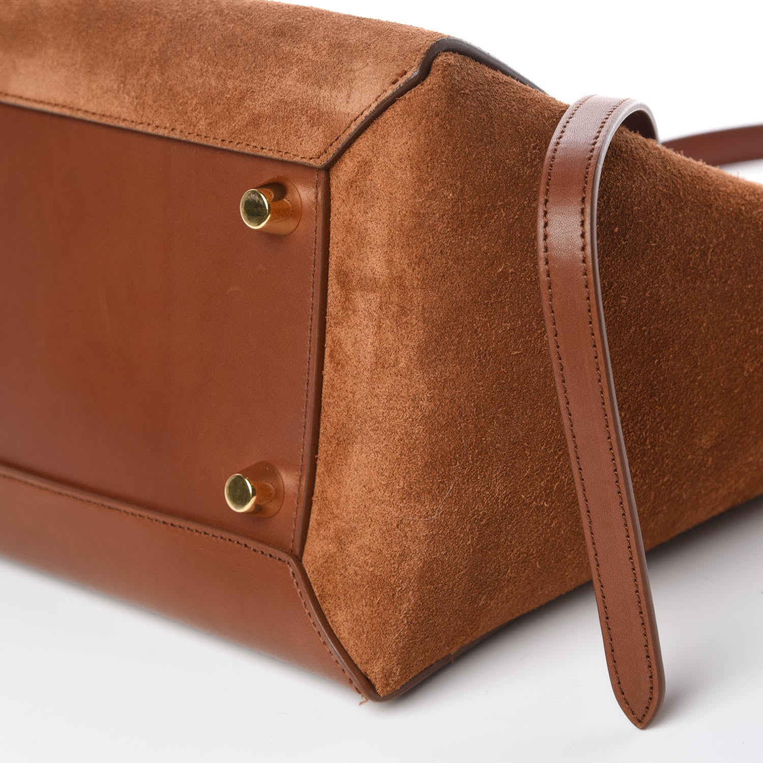 Celine Suede Calfskin Mini Belt Bag Tan 11 of 12