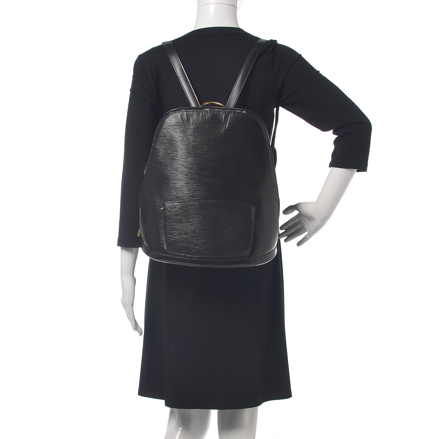 Louis Vuitton Epi Gobelins Backpack Black 2 of 19